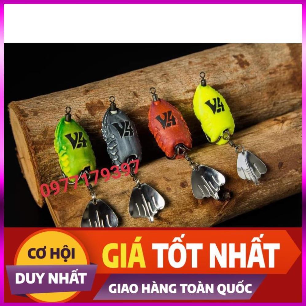 [Xả Kho 3 Ngày] MỒI CÂU LURE NHÁI HƠI THÁI LAN V4 HUNTER CỰC NHẠY