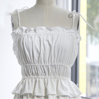 [AT MODA DE LITA] Áo hai dây cột nơ bo thun