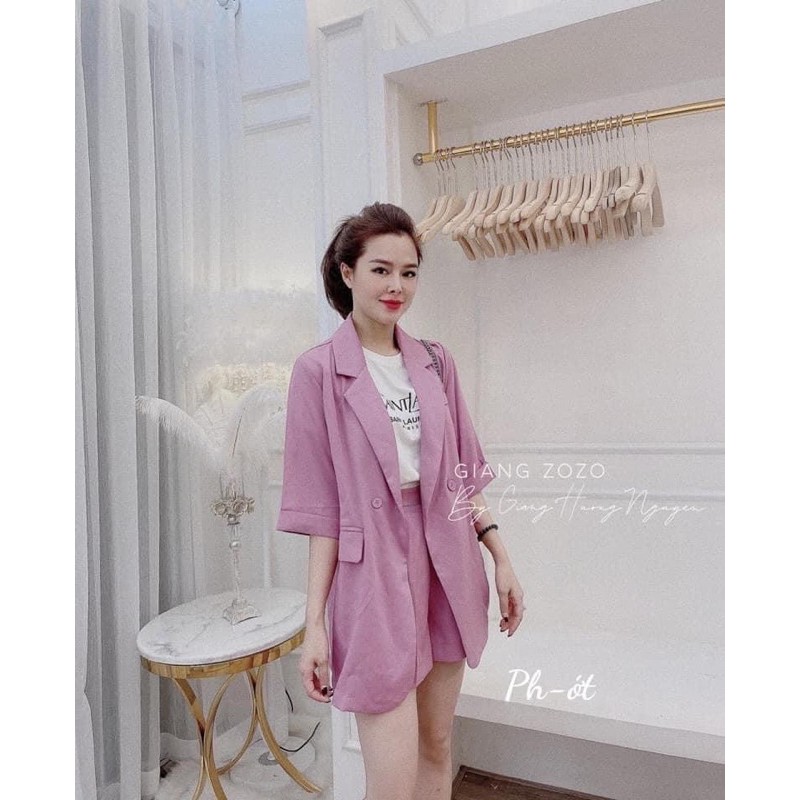 SET VEST Tím Thiết kế( video hình thật)