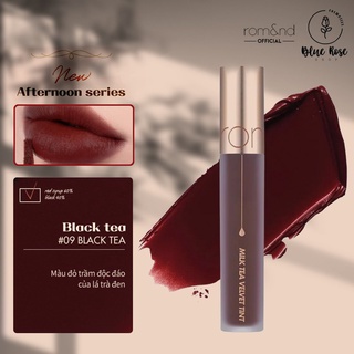 Son romand milk tea velvet tint ver 2 #09 black tea - đỏ trầm đậm