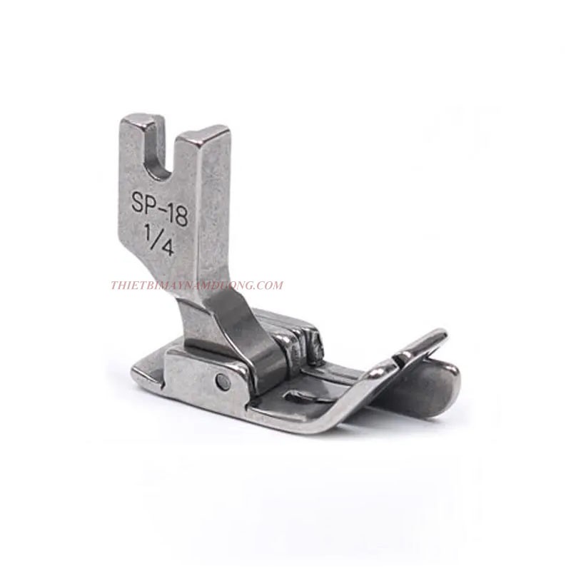 Chân vịt diễu mí dùng cho máy may 1 kim công nghiệp  có lưỡi gà