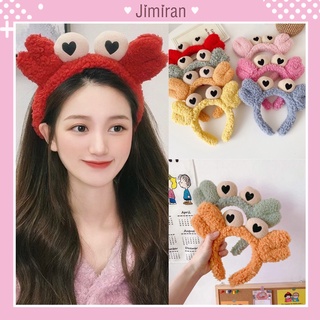 Băng đô bờm cài tóc cứng càng Cua to rửa mặt siêu xinh JIMIRAN BT05