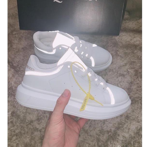 Giày MQueen trắng phản quang Cực Đẹp . 2020 👟 2020 . Real* Sales thu ♤ hot