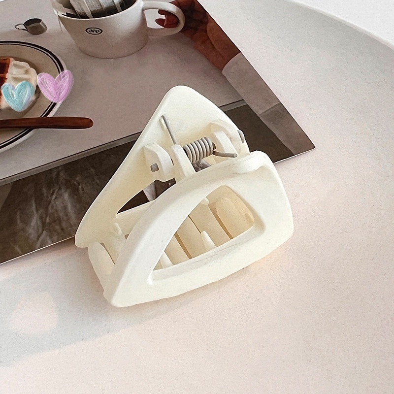 Kẹp Tóc Càng Cua Hình Tam Giác 3.5Cm*4.5cm Phong Cách Hàn Quốc Thời Trang Cho Nữ