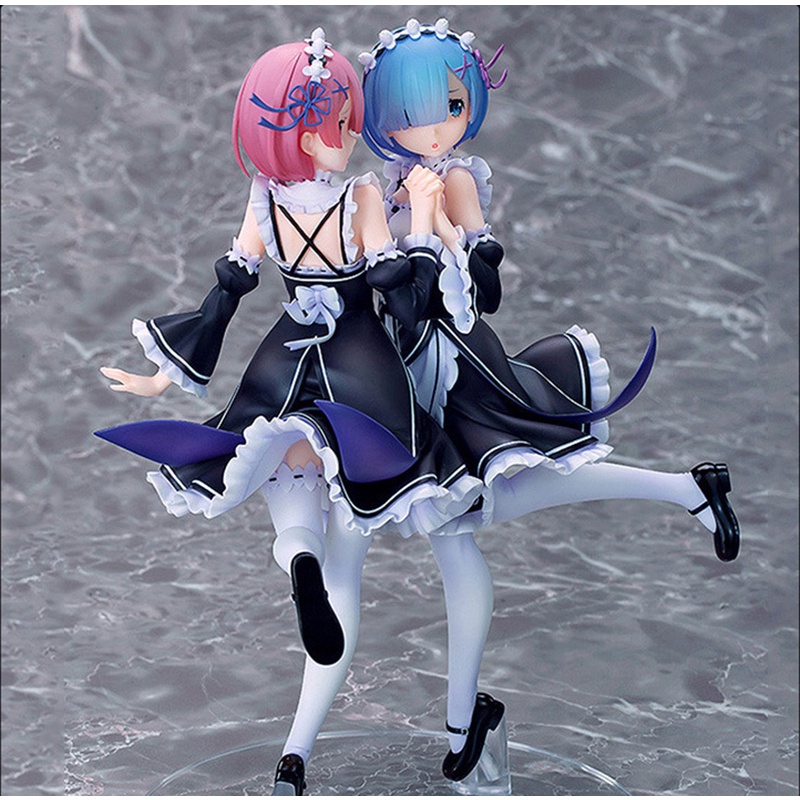 Mô Hình Nhân Vật Rem Ram Trong Re: Zero Starting Life in Another World 21cm