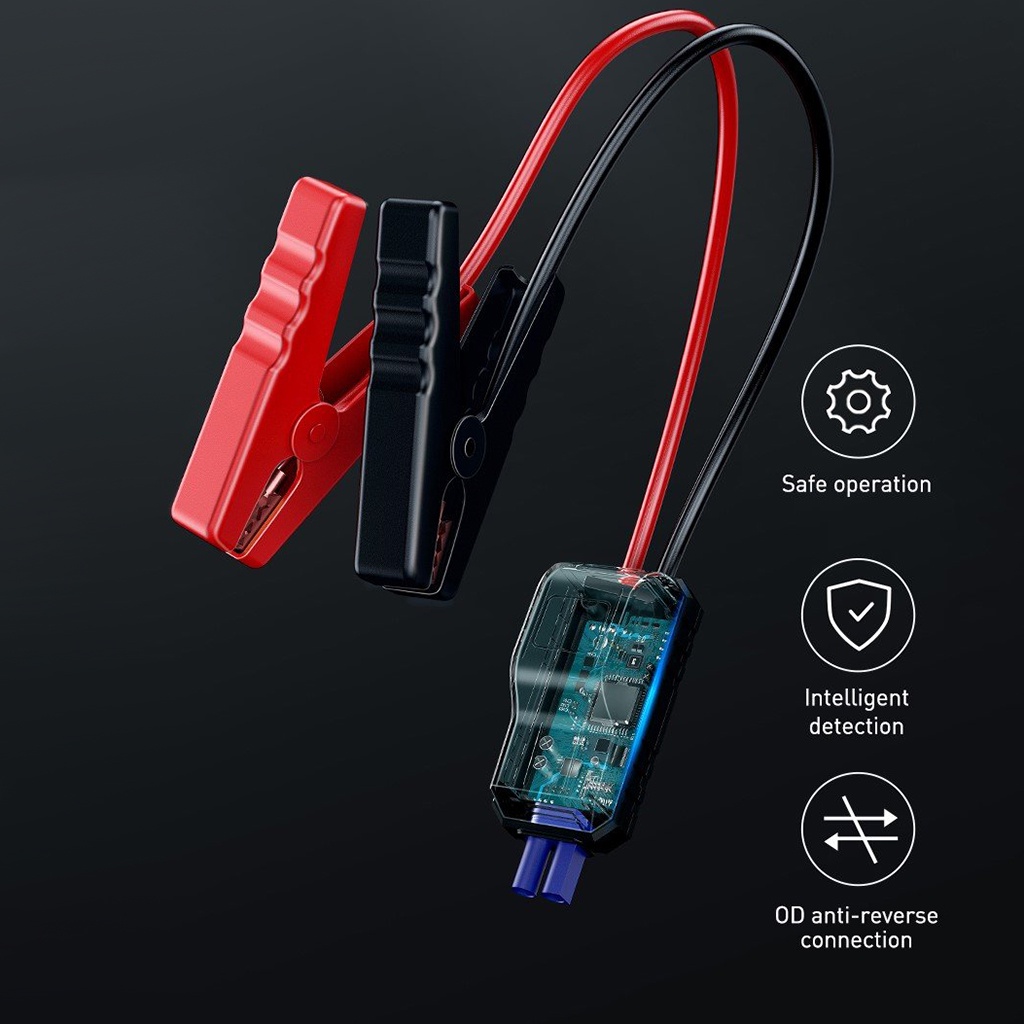 CHÍNH HÃNG  Bộ Kích Nổ Ô Tô Xe Hơi Đa Năng Khẩn Cấp Kiêm Pin Dự Phòng Baseus Super Energy Max Car Jump Starter ( 200