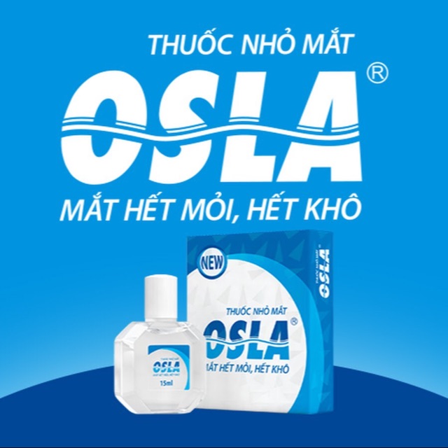 Nhỏ mắt Osla (mắt hết mỏi, hết khô)15ml
