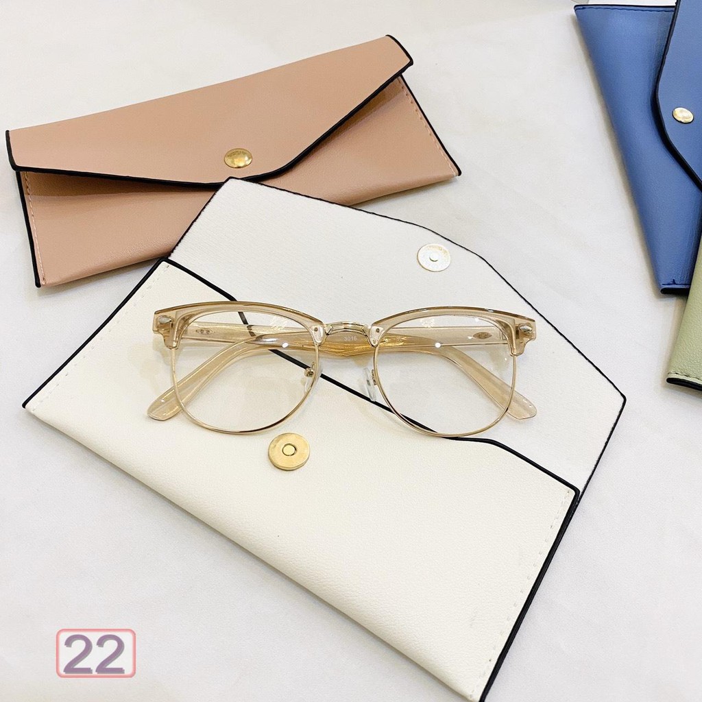MKC021 [GIÁ SỈ] MẮT KÍNH GIẢ CẬN NỬA GỌNG TRONG SUỐT CỰC ĐẸP | BigBuy360 - bigbuy360.vn