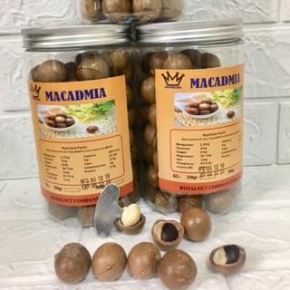 500g Quả Macca Úc nứt vỏ tự nhiên - hộp 500g