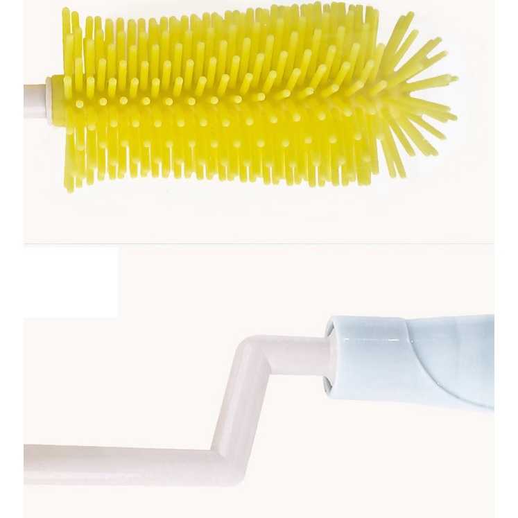 Chổi Cọ Rửa Bình Sữa Núm Ty Bằng Silicone MoonShip Shopme3convn