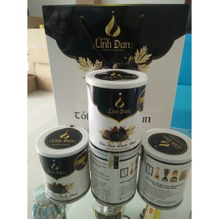 Tỏi đen cô đơn Linh Đan cao cấp Hộp 200g - Cung cấp chất chống oxy hóa, điều chỉnh đường huyết