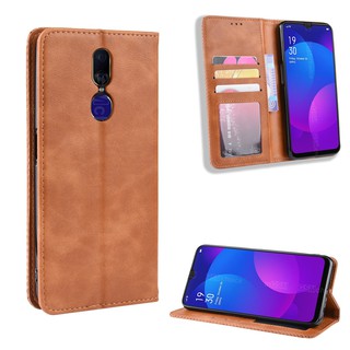 [Hàng mới về] Bao da dạng ví hiệu Leather Luxury dành cho OPPO F11