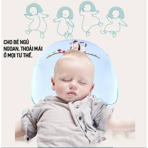 [Mã FSSJune23 giảm 15k] [HÀNG CHÍNH HÃNG KÈM HỘP] Gối cao su Babymoov Chống Bẹp, Méo Đầu Cho bé - Bảo Hành 12 tháng