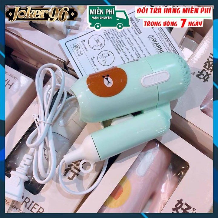 Máy sấy tóc mini gọn nhẹ hình thú cute tiện lợi đi du lịch