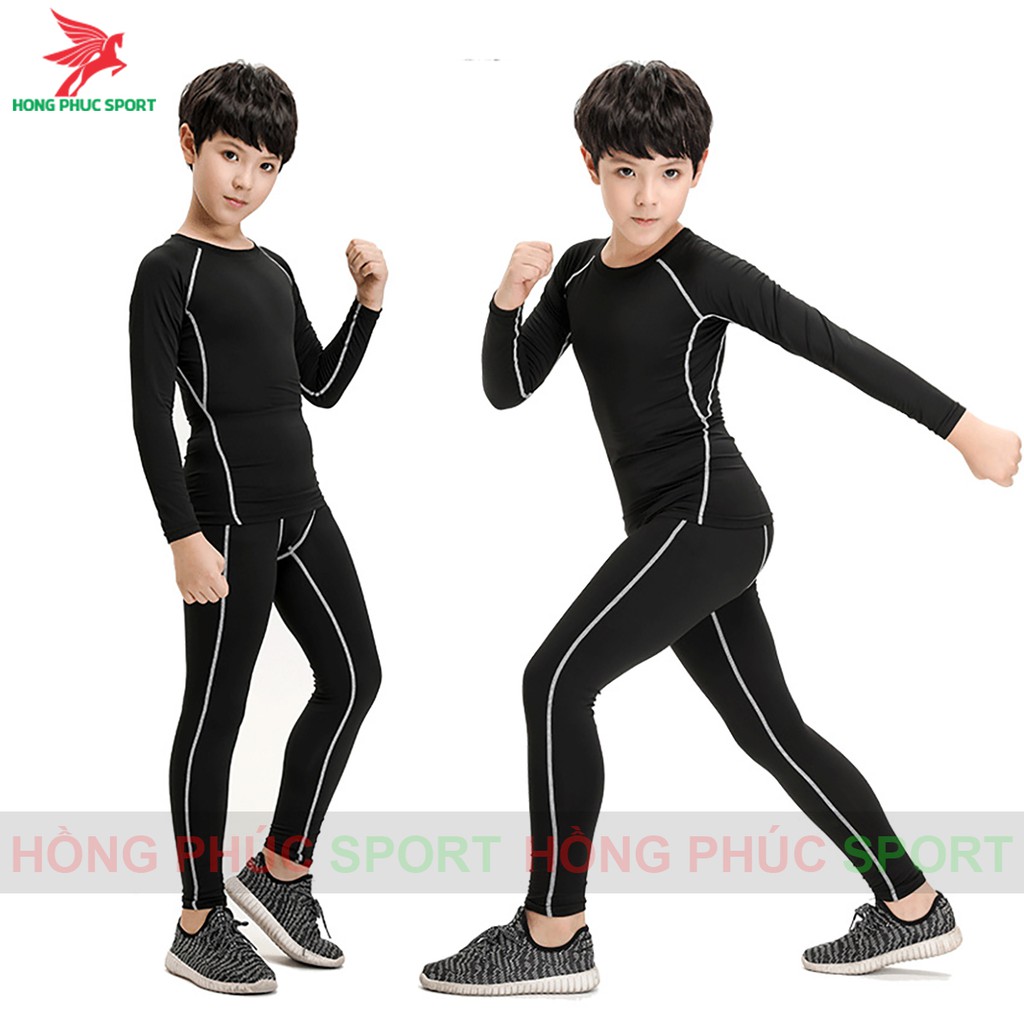 BỘ QUẦN ÁO GIỮ NHIỆT SINH NHIỆT TRẺ EM - NGƯỜI LỚN PRO COMBAT CO GIÃN 4 CHIỀU