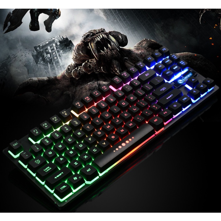 Bàn Phím Limei K87 Có Dây Chuyên Game Có Đèn LED Phát Sáng Thiết Kế Hiện Đại Phong Cách