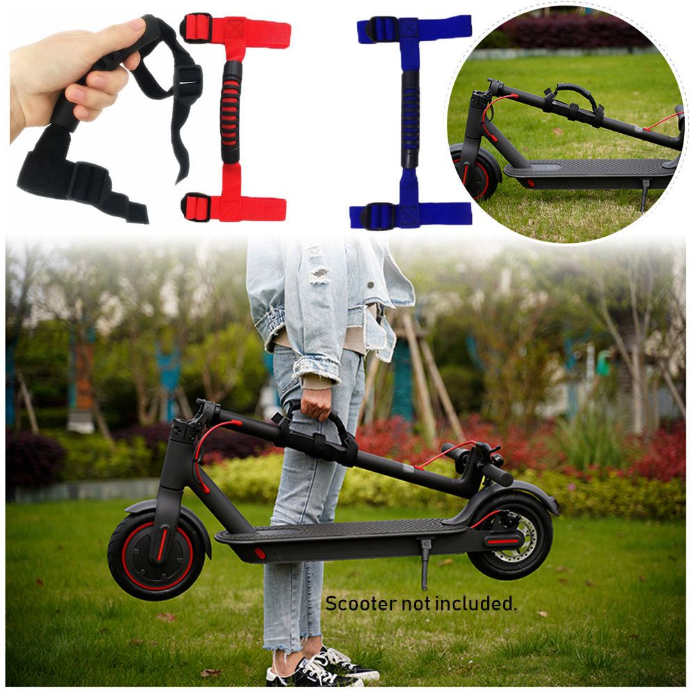 Dây đeo tay cầm bằng nylon màu đỏ/đen chất lượng cao cho xe scooter điện