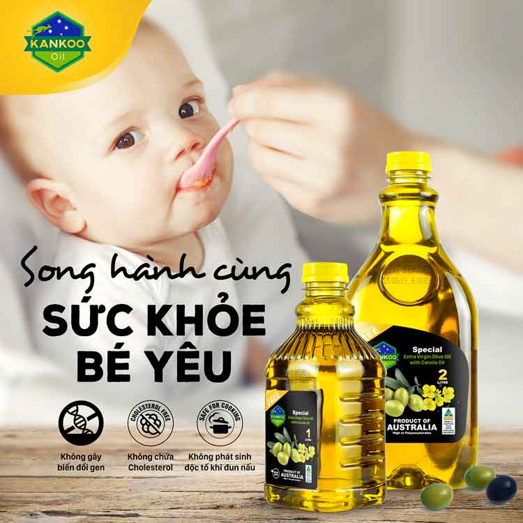 [NHẬP KHẨU ÚC] Dầu hạt cải Kankoo- chai 1L