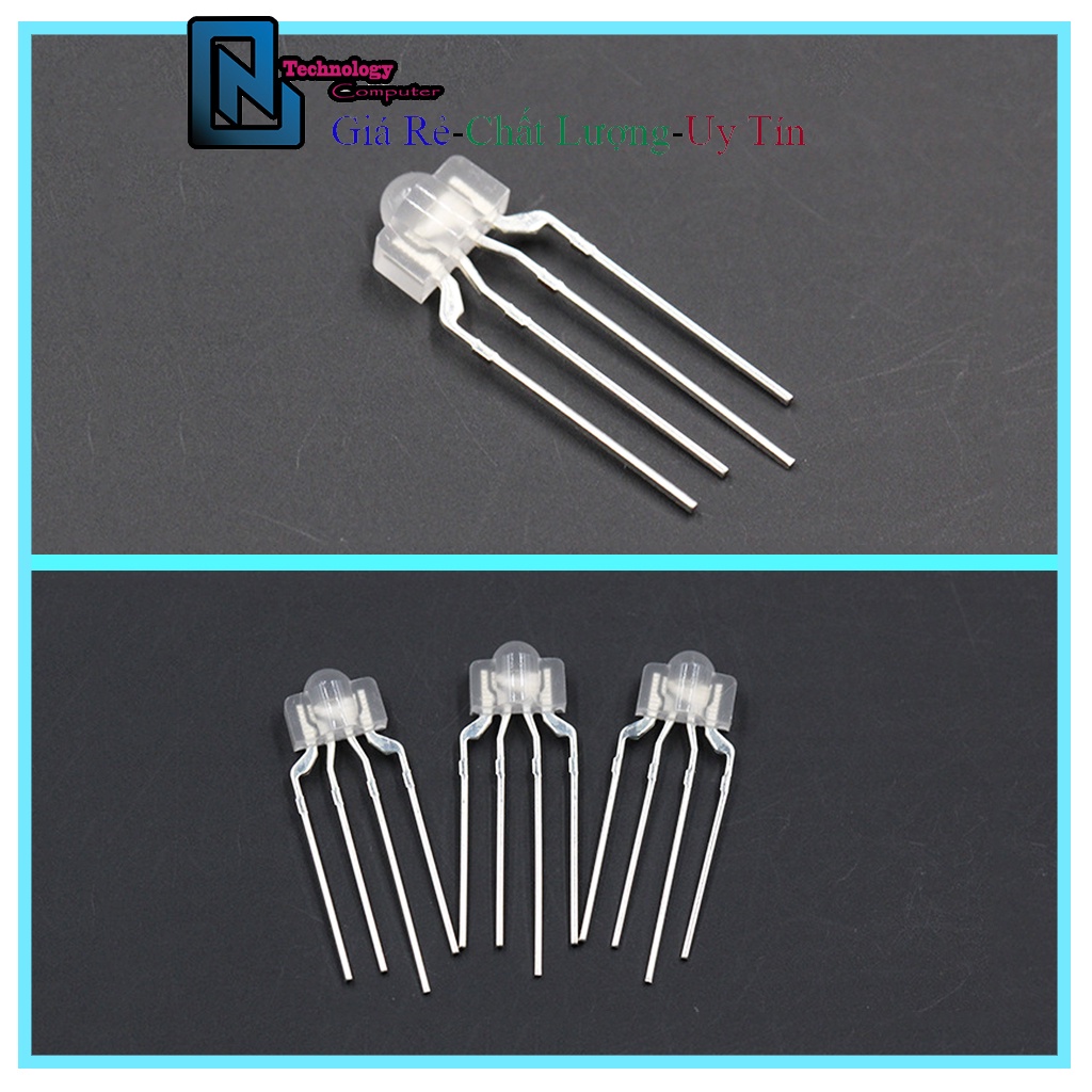 Đèn Led RGB 4 Chân Cực Âm Dương Chung Combo 10 Chiếc Loại Điên Áp 1,8V Đến 3,2V Phù Hợp Switch Bàn Phím Chuột