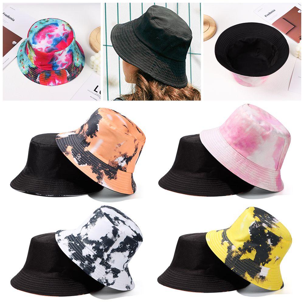 Nón Tai Bèo Vành Rộng Hai Mặt Gấp Gọn Thời Trang Unisex