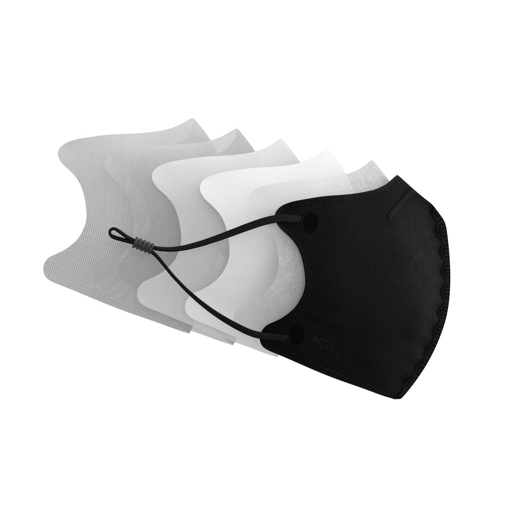 Khẩu trang y tế 3D vải kháng khuẩn 6 lớp chống bụi cao cấp lọc bụi mịn có thể dùng cho bé Mian Mart