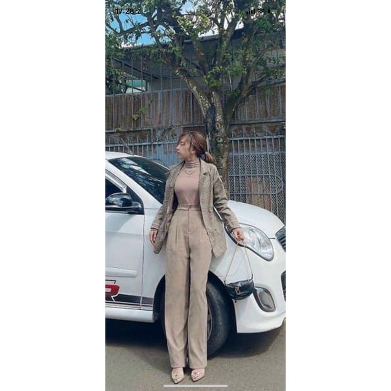 Quần nhung gân mịn - quần nhung ống suông phía sau lưng thun | BigBuy360 - bigbuy360.vn