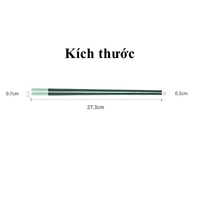 Bộ 5 đôi đũa hợp kim họa tiết tối giản T16