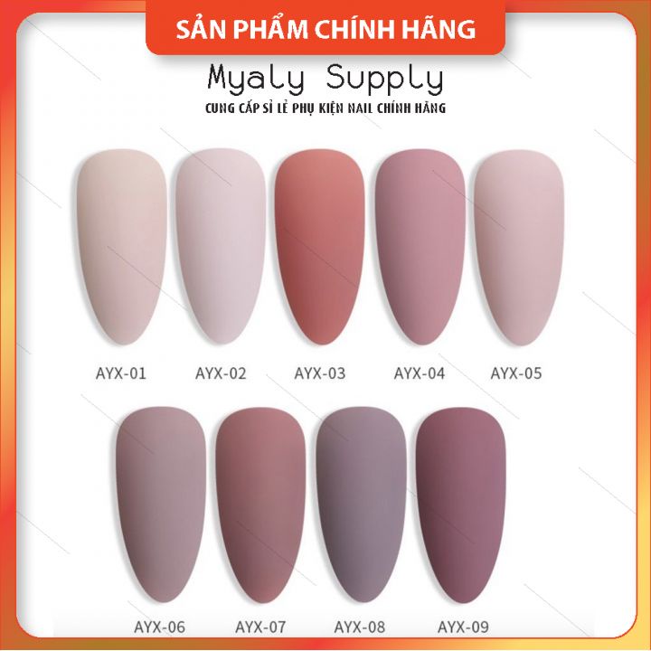 Set Sơn AS Tím Chai Đỏ Nắp Nhọn 9 Chai Cao Cấp AYX SP000320