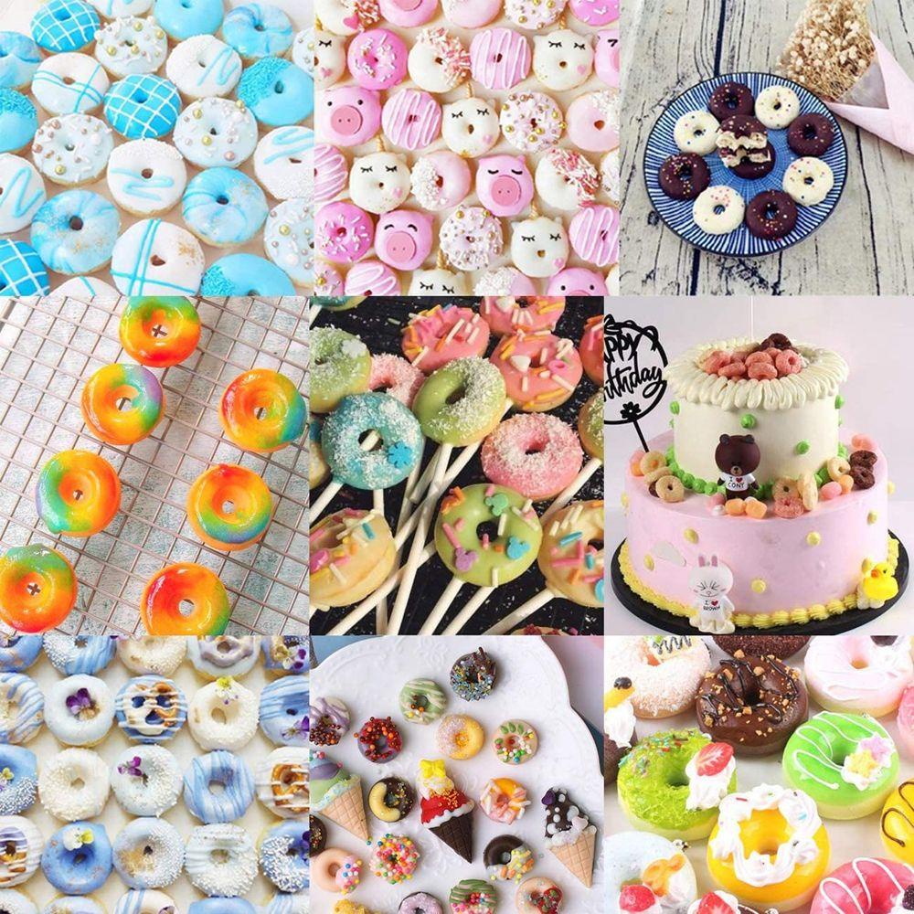 Khuôn Làm Kẹo Hình Bánh Donut Mini Có Thể Tái Sử Dụng