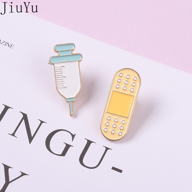 Ghim Cài Áo Tráng Men Hình Thuốc Chữa Bệnh Dành Cho Học Sinh Y Tá Bác Sĩ