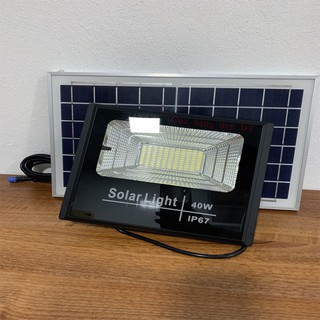 Đèn Led Năng Lượng Mặt Trời, 40W Đèn Năng Lượng Mặt Trời Pha Chiếu Sáng Ngoài Trời
