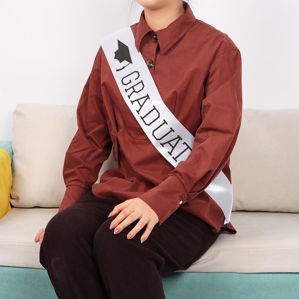 CONOPERY I GRADUATED Mới Dây Đeo Chéo Satin Mừng Trường Trung Học Trung Học