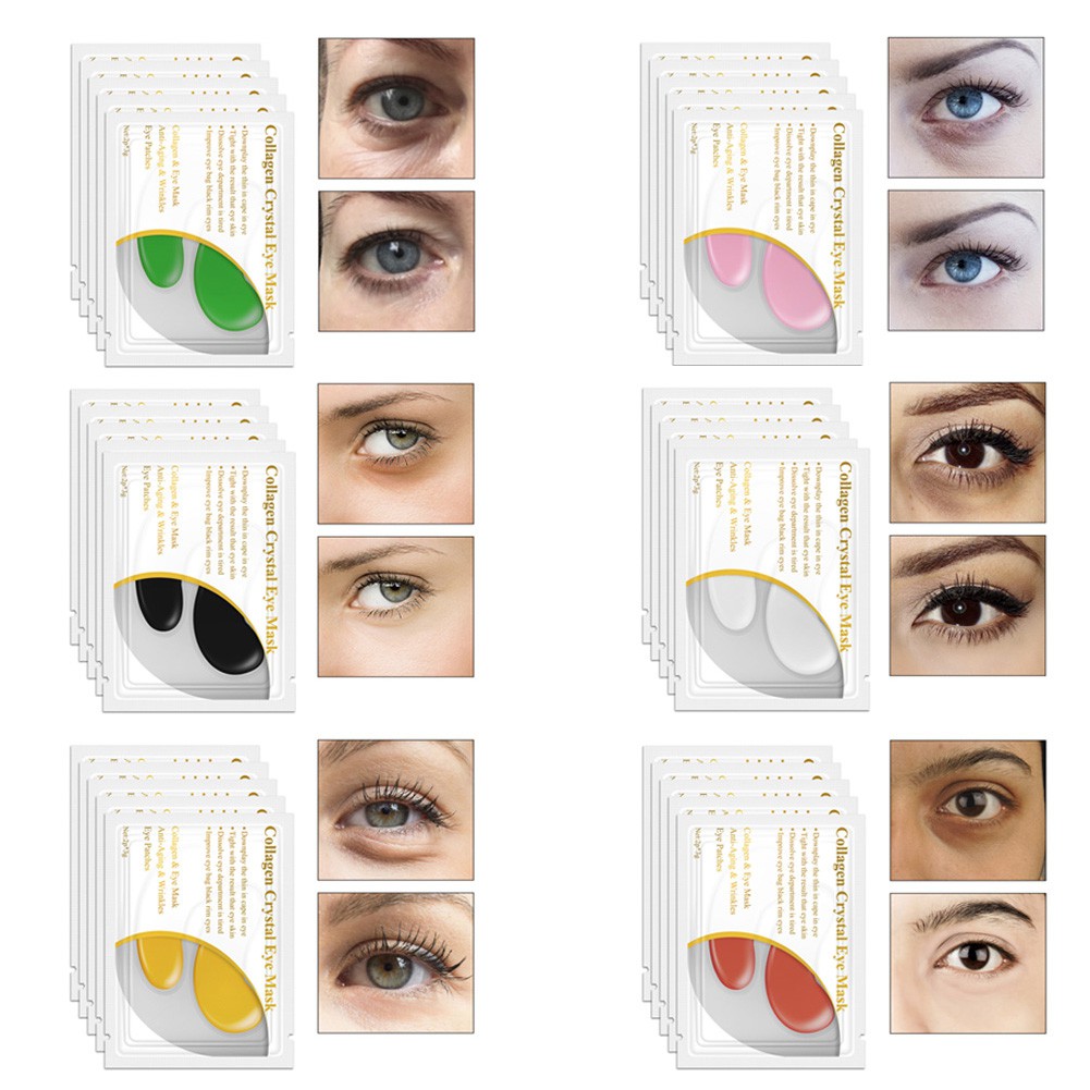 Cặp mặt nạ mắt collagen vàng 24K chống lão hóa chống nếp nhăn | BigBuy360 - bigbuy360.vn