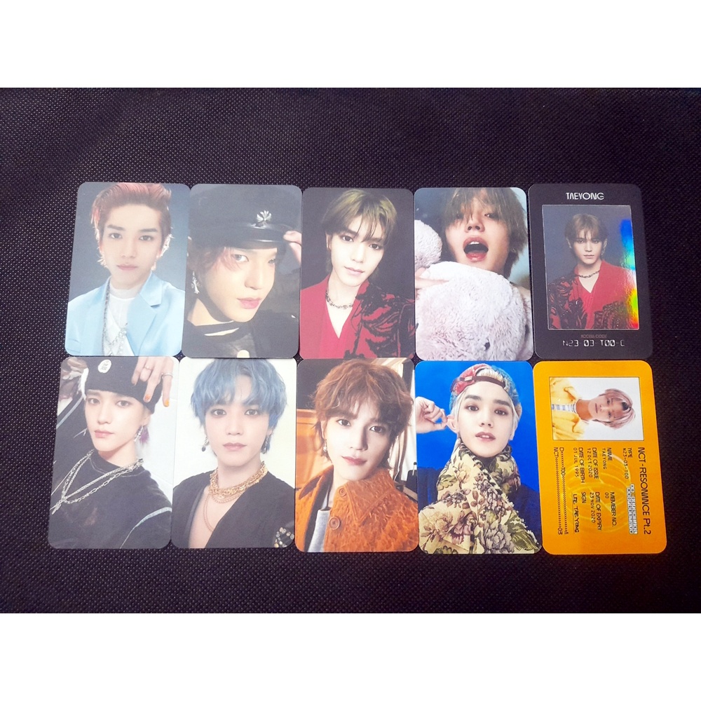 Bộ ảnh photocard fanmade NCT 2020 TAEYONG Resonance Pt.1 Pt.2