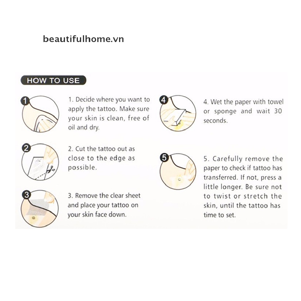 (Hàng Mới Về) Hình Xăm Dán Đầu Hươu Chống Thấm Nước