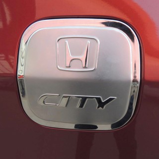 Ốp nắp bình xăng trang trí bảo vệ chống xước xe ô tô honda city 2007-2013 midu shop