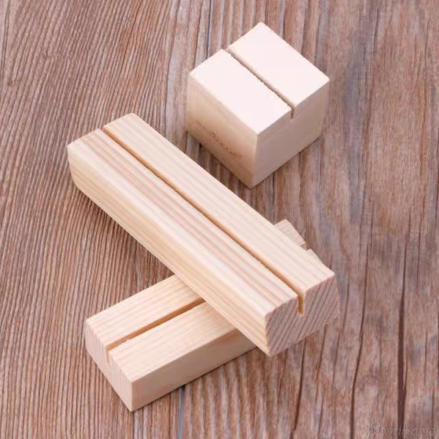 Đế gỗ giữ ảnh đơn giản, đế gỗ giữ danh thiếp sang trọng MINH PHÚ - Wooden Namecard holder