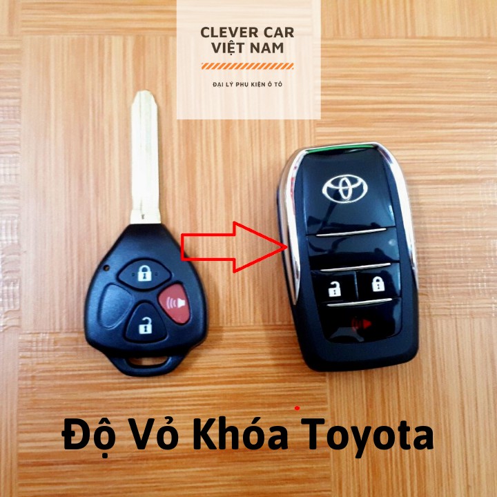  Vỏ Chìa Khoá Độ Gập Xe Toyota Innova, Fortuner, Vios, Yaris, corolla Altis, Camry...