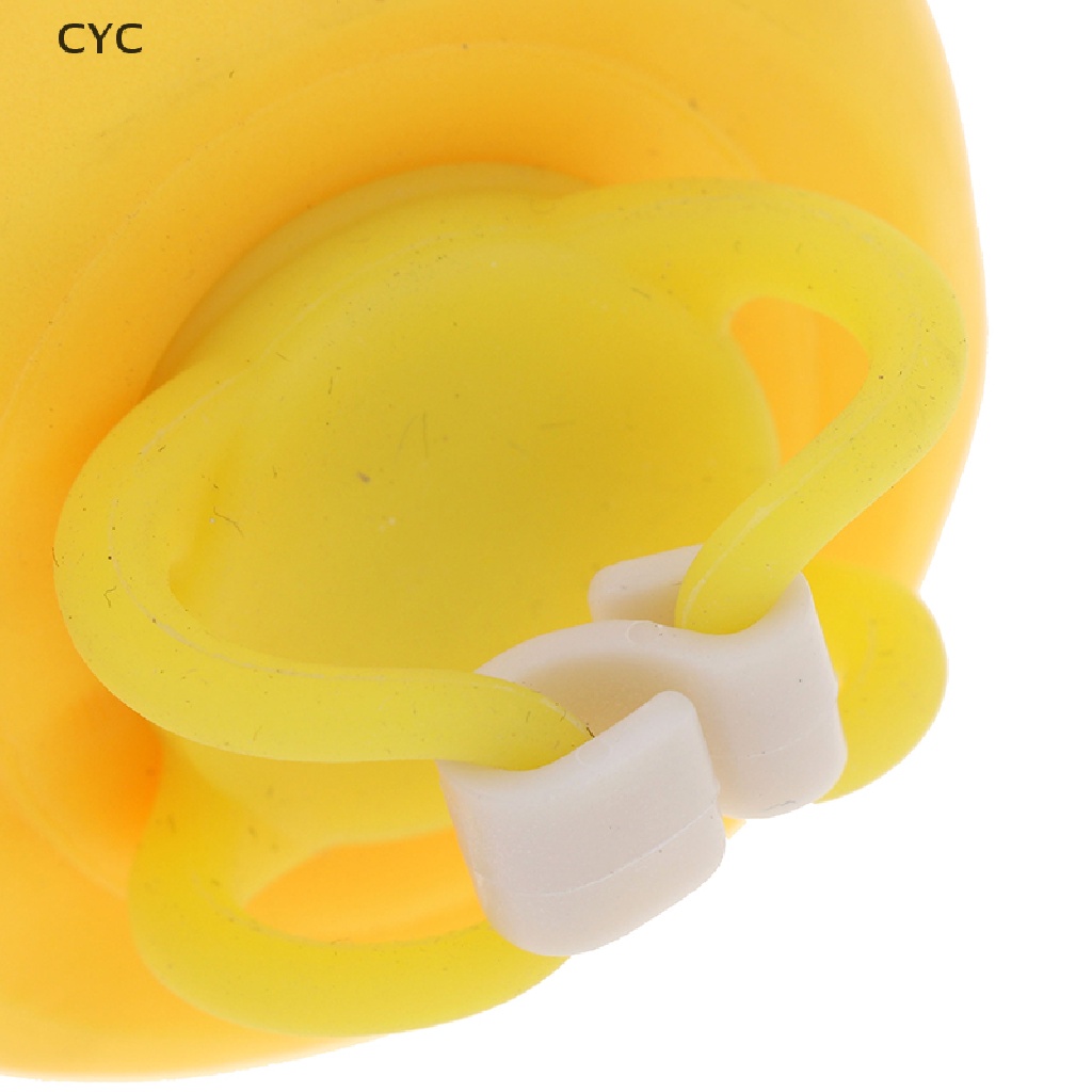 Chuông Xe Đạp Hình Vịt Hoạt Hình Đội Nón Bảo Hiểm Có Đèn  Cy