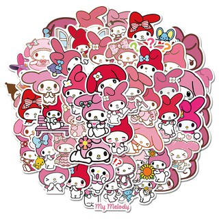 Set 50 sticker chống nước họa tiết hoạt hình dễ thương