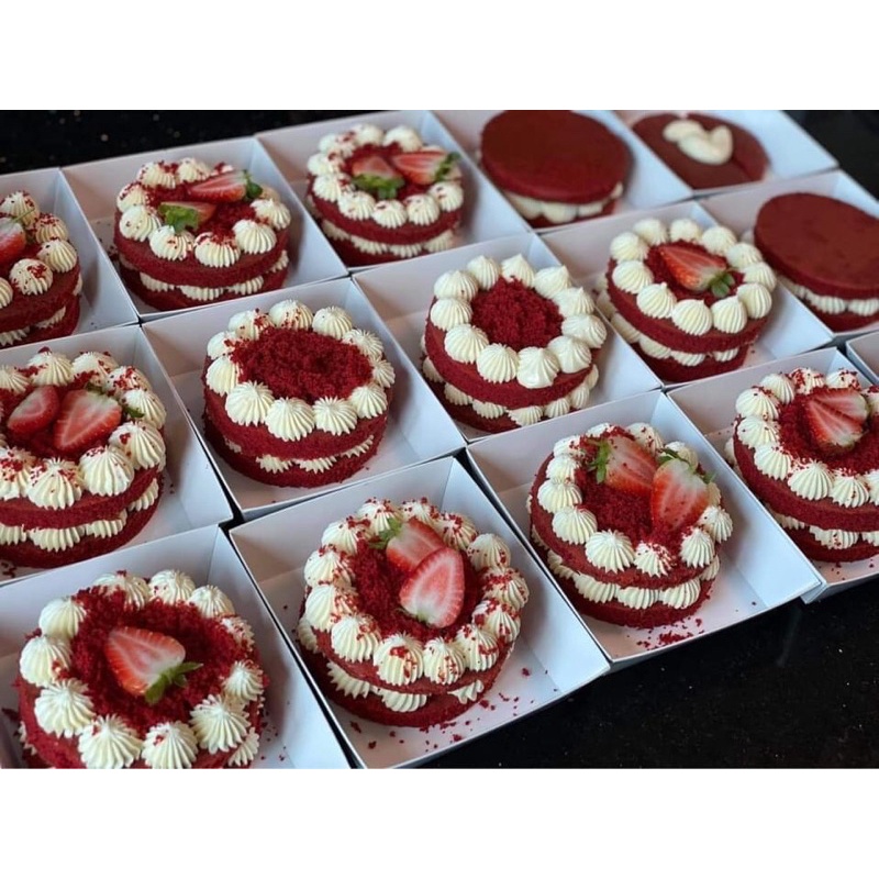 Set 50 Hộp vuông/ hộp chữ nhật màu nâu/ trắng
