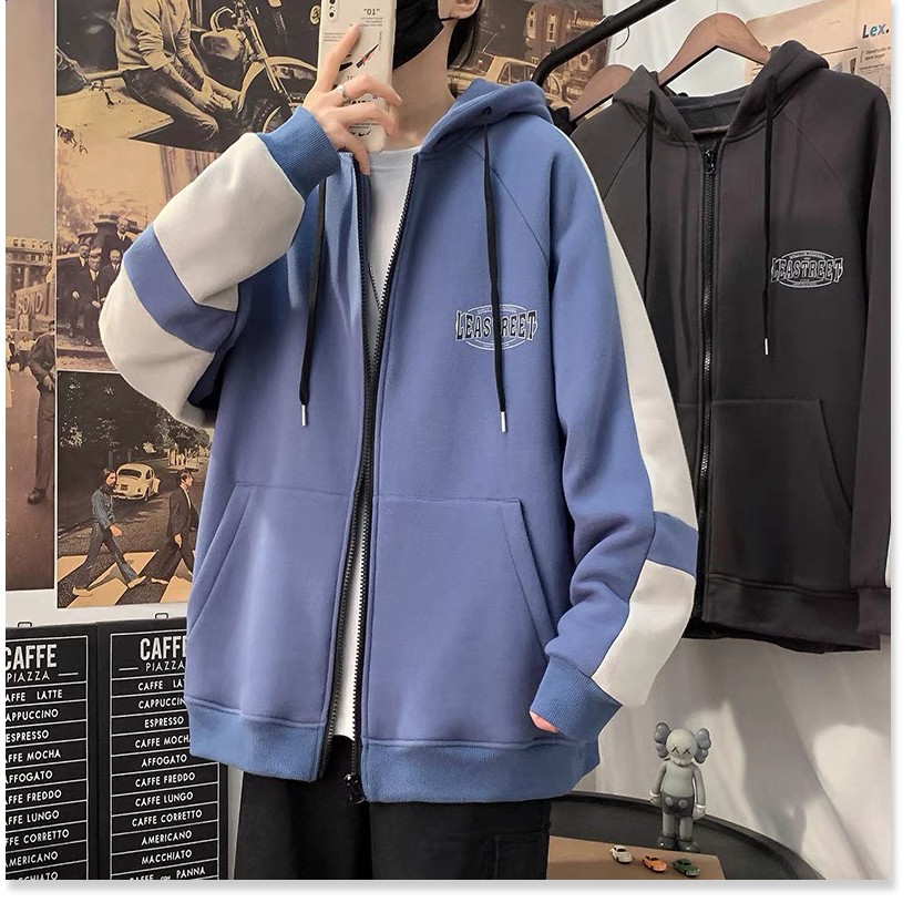 ÁO KHOÁC HOODIE NAM DÂY KÉO THỜI TRANG FOM RỘNG CHỐNG NẮNG CAO CẤP | WebRaoVat - webraovat.net.vn