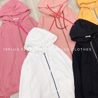 ÁO KHOÁC HOODIE TRƠN BASIC CHẤT NỈ