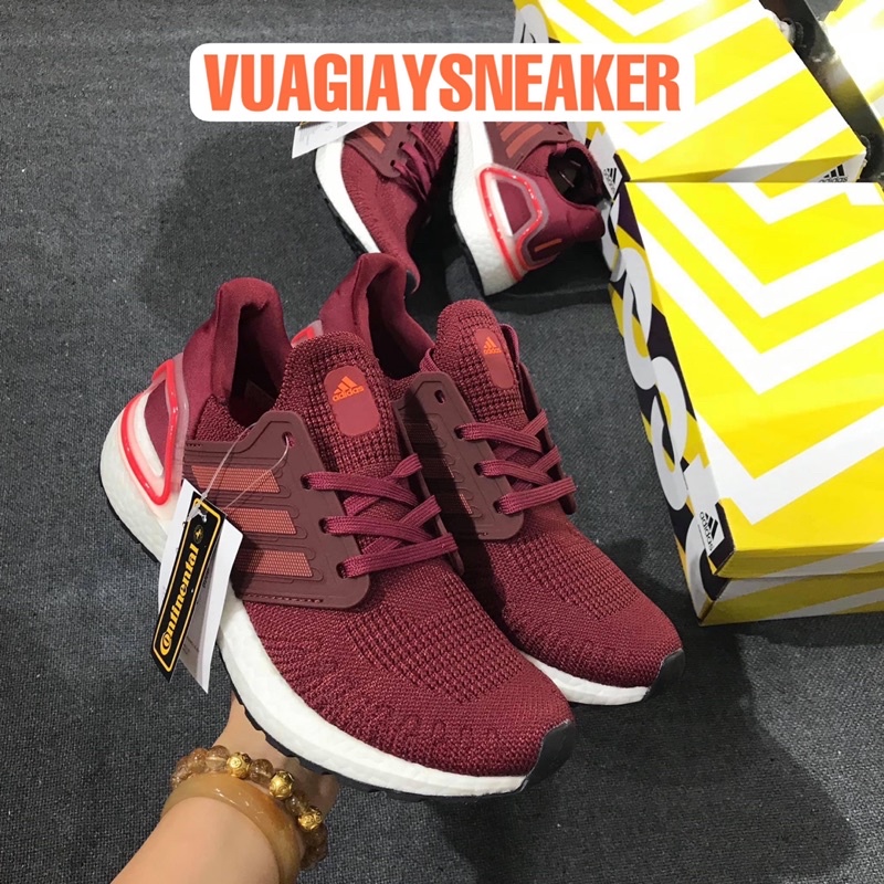 Giày thể thao sneaker ultra boost 6.0 đỏ đô