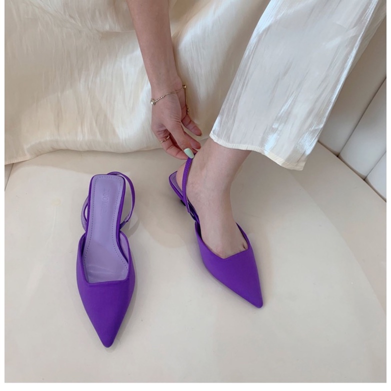 ✨💕Giày cao gót tone tím mộng tím mơ u mê đây ạ