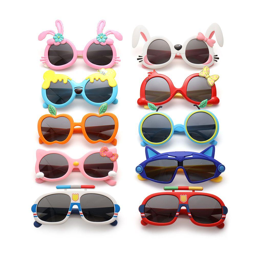 Kính Mát Chống Tia UV400 Kiểu Dáng Hoạt Hình Dễ Thương Cho Bé