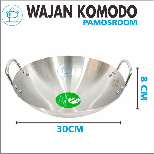 Chảo Chiên Bằng Thép Không Gỉ Đường Kính 30 cm Chất Lượng Cao