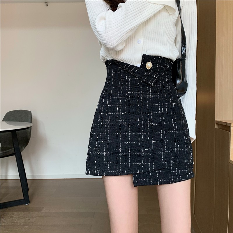 [Mã FAGREEN55 giảm tới 30K đơn 99K] Chân váy chữ A lưng cao thời trang thu đông phong cách Hàn Quốc cho nữ | BigBuy360 - bigbuy360.vn