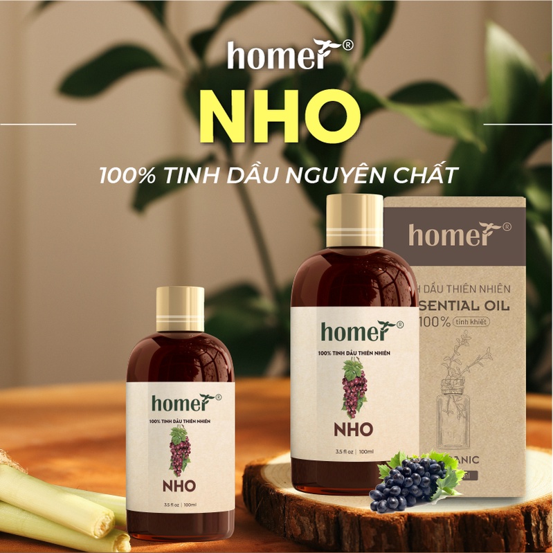 Tinh dầu Nho Homer - Grapes Essential Oil - đạt chuẩn chất lượng kiểm định