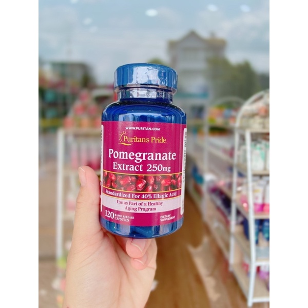 Viên Uống Chống Nắng Pomegranate Extract 250mg Puritan's Pride